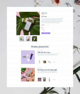 Product page