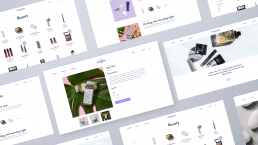 Compilation of screens from the Fizzdazzle desktop website